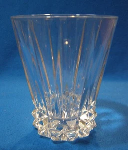 Rosenthal Patrón Flor Cristal Doble Antiguo Vidrio Transparente Alemania - Imagen 1 de 4