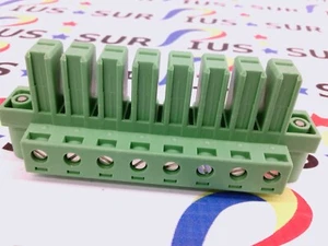 NSSP PHOENIX CONTACT 1828304 PLUGGABLE TERMINAL BLOCK 7.62MM PITCH 8 POS 24-10AW - Picture 1 of 2