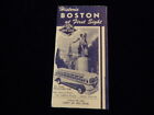 Brochure de voyage historique vintage années 1940 Gray Line bus Boston Copley Plaza Q165