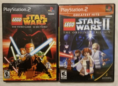 LEGO Star Wars I & II The Video Game Original Triliogy PS2 (Playstation 2, 2005) - Изображение 1 из 4