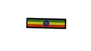 Patch printed embroidered travel souvenir biker backpack flag  ethiopia - Bild 1 von 1