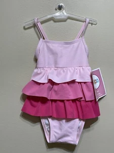 NWT Circo Girls One-piece Swimsuit | Pink Tutu Skirt | UPF 50+ | Size M • 12M - Picture 1 of 4