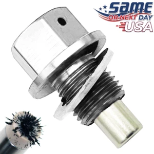 M12 x 1.25 OEM Magnetic Oil Drain Plug Bolt for Toyota Lexus Scion Nissan Nismo - Picture 1 of 6