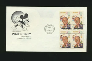 1355 Walt Disney Mickey Mouse House of Farnam Cachet FDC UA Bloque 1968 (D30-B) - Imagen 1 de 1