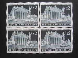 Austria MiNr. Bloque de cuatro 1290 MNH** (GB 1463) - Imagen 1 de 1