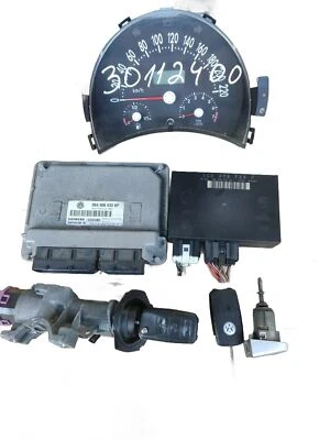 VW New Beetle 1.6 Motorsteuergerät-set 06A906033bp - Immagine 1 di 4