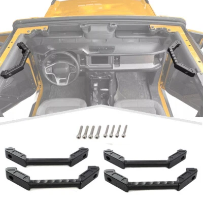 Empuñaduras de barra delanteras traseras metálicas para Ford Bronco 2021+ accesorios de 4 puertas Foto 1 de 4