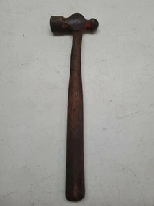 Vintage Red Mac Tools Ball Peen Hammer 19 oz. w/Handle - Picture 1 of 10