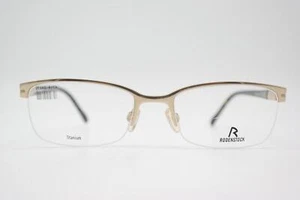 Brille Rodenstock R 2326 Titanium Gold Braun Halbrand Brillengestell Neu - Picture 1 of 6