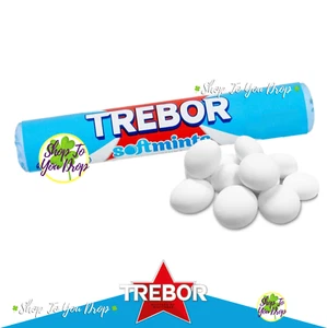 TREBOR SPEARMINT SOFTMINTS 38G ROLLS Mints Sweets Chew Present Gift✨CHEAPEST✨ - Picture 1 of 5