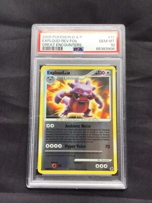 Pokemon Cards: Great Encounters Reverse Holo: Exploud 17/106 PSA 10 - Image 1 of 4