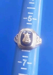 Anello Brookeville High School Vintage Oro Giallo 10k 1939. Taglia 6 - Foto 1 di 7