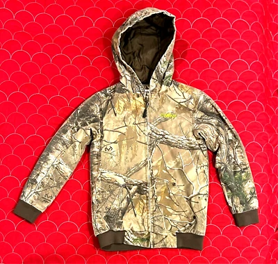 Chaqueta con Capucha Magellan Camuflaje Árbol Real Xtra Completa Forrada con Cremallera Juvenil Talla Pequeña Foto 1 de 4