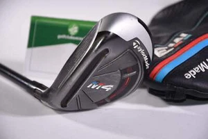 Left Hand Taylormade M4 #4 Hybrid / 22 Degree / Regular Flex Fujikura Atmos Red - Picture 1 of 10