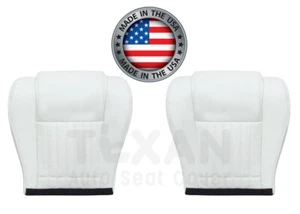 Cubierta de asiento inferior delantera de cuero perforada blanca para Pontiac Firebird 1996-1999 - Imagen 1 de 35