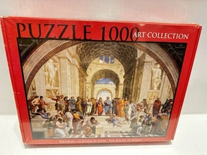 Raffaello Puzzle 1000 Collezione Arte Scuole di Atene Nuovo LEGGI - Foto 1 di 5