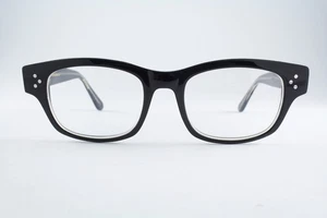 Authentic Moscot Originals HYMAN COL.BLACK 47mm Black Crystal Frames Glasses - Picture 1 of 6