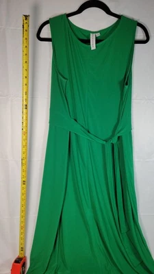 Vestido Emma & Michele Verde Cóctel Navidad Crucero Vacaciones Talla Grande Corporativo Foto 1 de 4