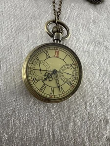 Reloj Bolsillo Con Cadena Necesita Batería - Imagen 1 de 6