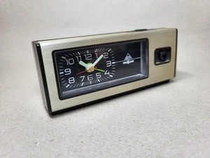 getestet✅# Delta Nova Quartz # Reisewecker Tischuhr # 60er 70er Vintage - Bild 1 von 5