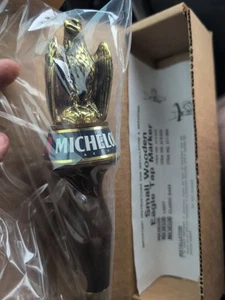 DE COLECCIÓN MICHELOB Eagle BARRA DE CERVEZA MANGO DE GRIFO NOS Barware Hombre Cueva Retro - Imagen 1 de 5