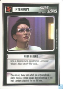 Star Trek CCG Premiere WB Unlimited Alien Groupie - Picture 1 of 1