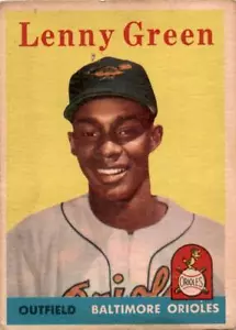1958 Topps #471 Lenny Green kostenloser Versand!! - Bild 1 von 2