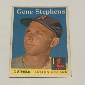 Gene Stephens 1958 Topps #227 Boston Red Sox - Bild 1 von 2