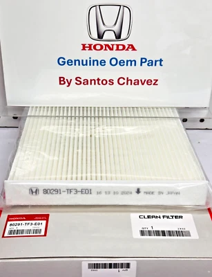 Honda & Acura Cabin Air Filter GENUINE OEM PART  80291-TF3-E01 - Image 1 of 4