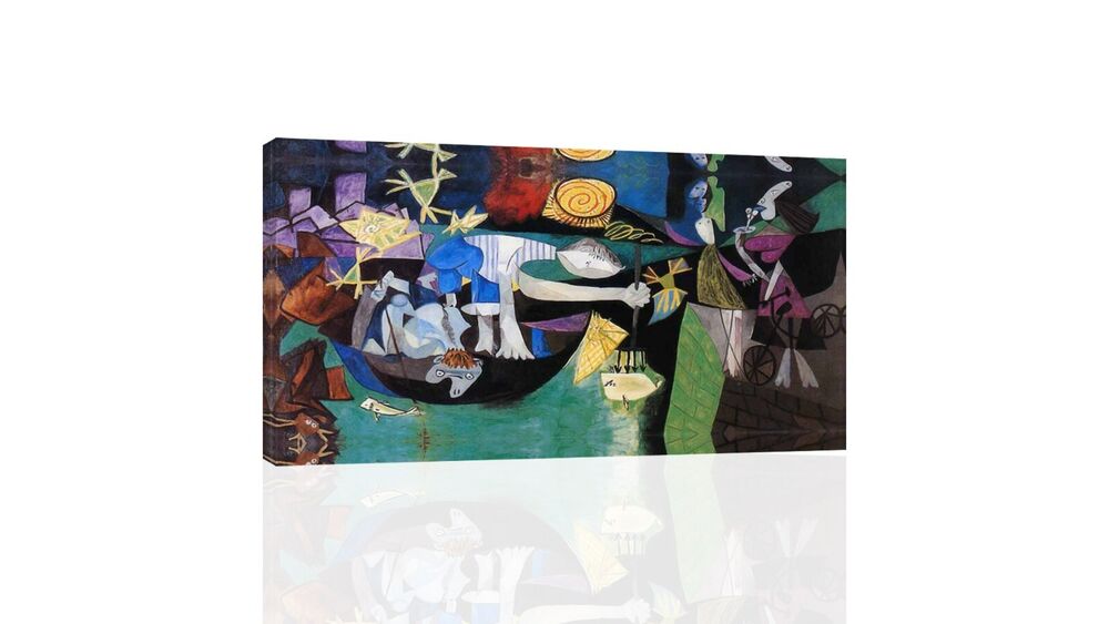 Night Fishing at Antibes, Picasso - CANVAS OR PRINT WALL ART