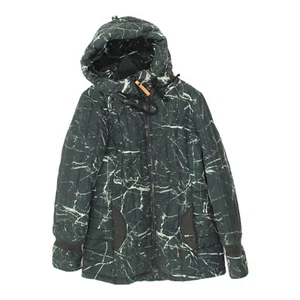 Khujo tm Winter Coat | Vintage Womens Black Padded Hooded Snow Ski Jacket - Picture 1 of 4
