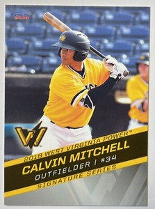 2018 Choice West Virginia Power #1 Calvin Mitchell Rookie Pittsburgh Pirates