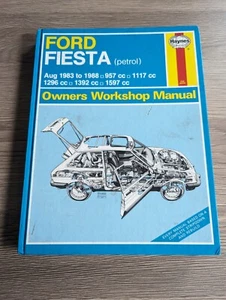 Haynes Manual Ford Fiesta 1983 - 1988 Including XR2 Published 1993 Hardback - Picture 1 of 9