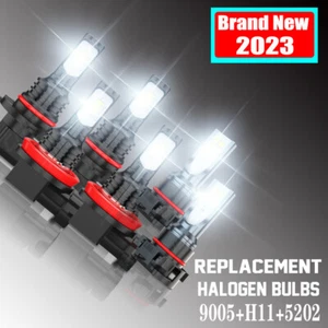 Para For Chevy Silverado 1500 2500 3500 HD 2007-19 LED Faro + luces antiniebla - Picture 1 of 24