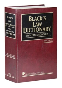 Black's Law Dictionary With Pronunciations Sixth Edition HC 1990 - Picture 1 of 3