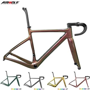AIRWOLF T1100 Carbon Gravel Rahmen 700x40c Cyclocrossrad Rennrad Fahrrad - Bild 1 von 42