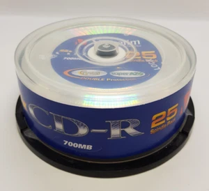 Verbatim CD-R 48x Speed 700mb 80 min 24 Pack Spindle Opened - Photo 1/6
