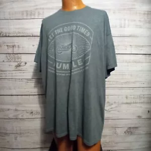 T-Shirt Moto All State Uomo 2XL XXL Grigio " Let The Good Times Rumble " - Foto 1 di 8