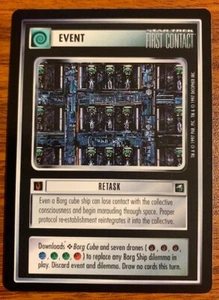 1997 Decipher Star Trek First Contact Event Retask Free Shipping - Picture 1 of 2