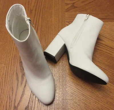 Mujer MADDEN GIRL~BOTINES BLANCOS~TALLA 8~BOTINES Cremallera~Steve Madden~RIVINGTON Foto 1 de 4