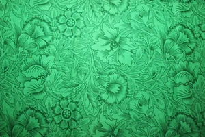KAFFE FASSETT STENCIL CARNATION MALACHITE GP82 original 22 in x WOF - Picture 1 of 1