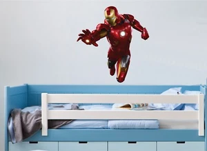 IRONMAN WALL ART STICKER - 5 x great sizes - Great decal for any room - Picture 1 of 1