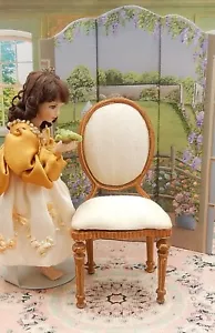 Vintage Bespaq Antique Victorian Chair Dollhouse Miniature 1:12 II - Picture 1 of 9