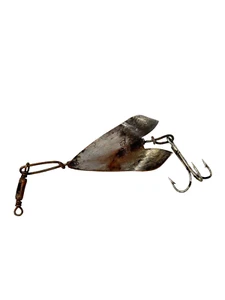 Vintage Fishing Lure J T Buel Arrowhead Metal Spinner New York Bait #3 - Picture 1 of 7