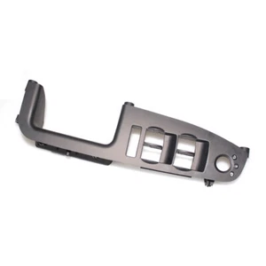 Convertible Front Left Black Window Switch Panel Trim Fit For Audi A4 B6 B7 ABS - Picture 1 of 6
