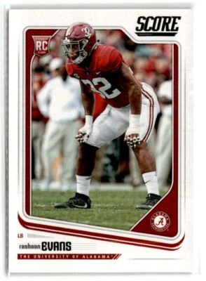 Rashaan Evans RC Alabama Crimson Tide 2018 Score #345 - Image 1 of 2