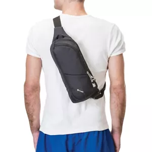 Pacsafe Vibe 150 Diebstahlsicherung Umhängetasche - 2,5 Liter - Jet Black - Bild 1 von 7