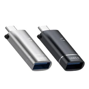 Metal Adapter Support Type-C &USB Interfaces Digital Earphones USB Flash Dr M1O1 - Photo 1/13