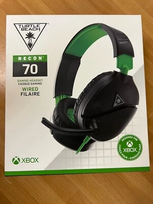 Cuffie Gaming Turtle Beach Recon 70 per Xbox Nuove Confezione Originale  - Immagine 1 di 2
