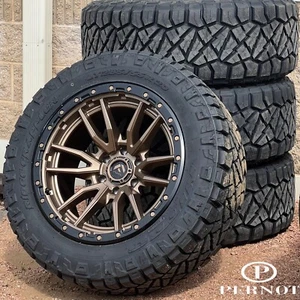 F150/Raptor Fuel Rebel Bronze Wheels 20x10 6x135 w/Nitto Ridge Grappler 285/55 - Picture 1 of 6